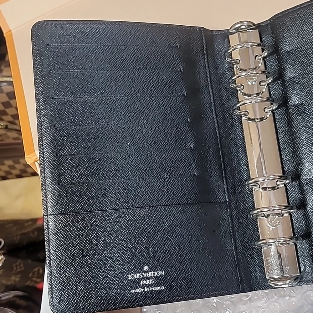 LOUIS VUITTON Damier Graphite Agenda MM Day Planner Cover